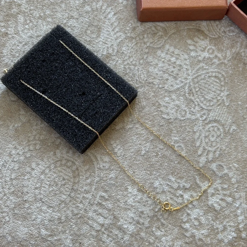 Brand New 14K Gold Plated 925 Sterling Silver Initial 