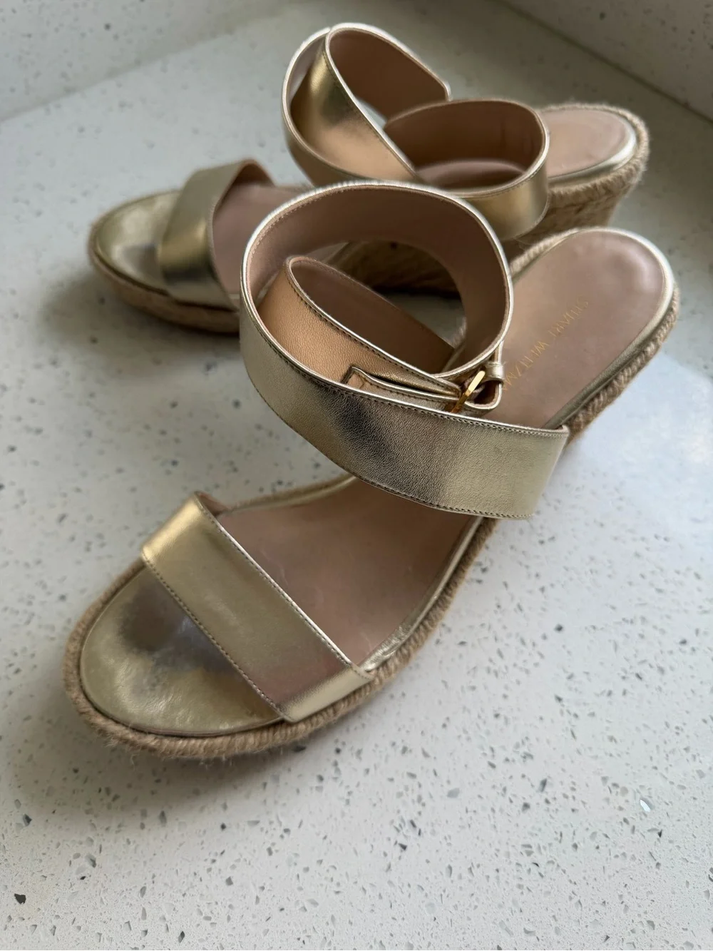 Stuart Weitzman stylish gold