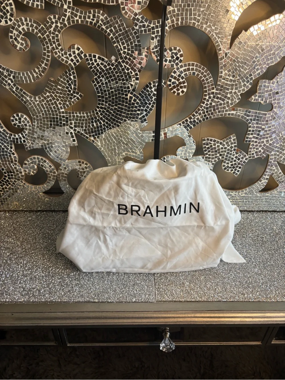 Brahmin structured satchel