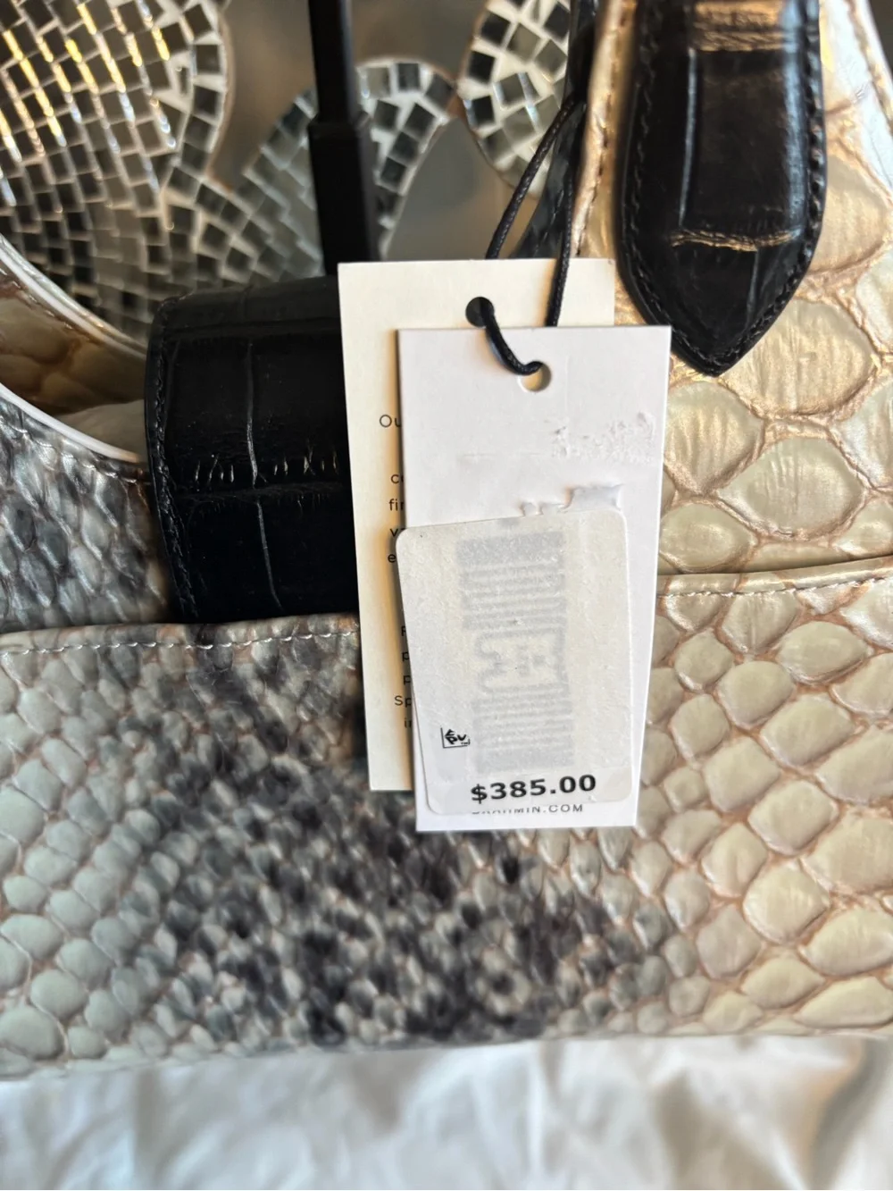 Brahmin structured satchel