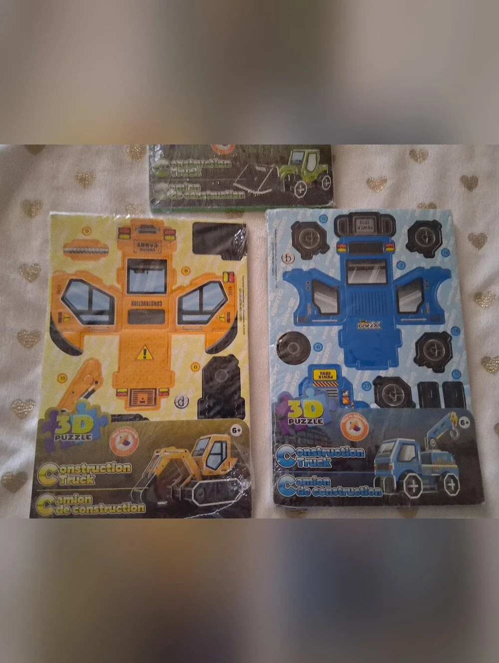 📚🎨 3/$15 *NIP* 3 Mini 3D Kids Construction Puzzles