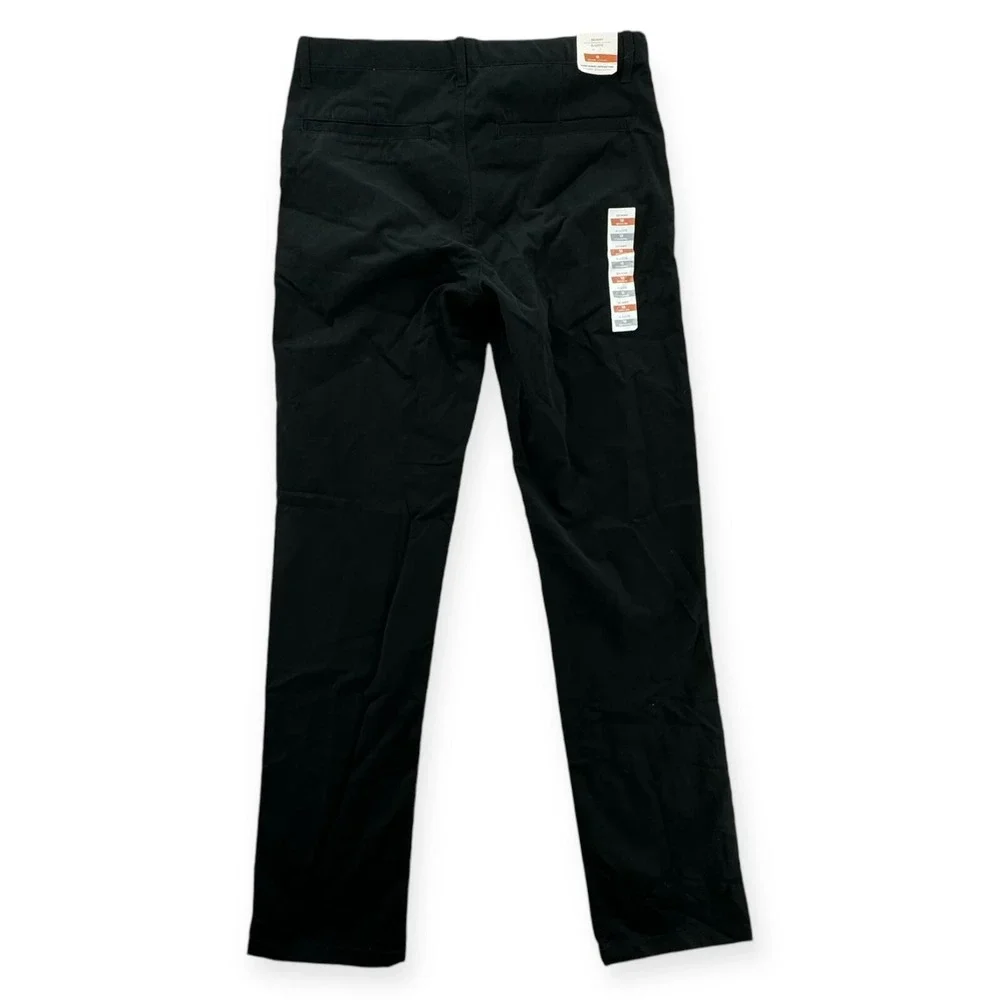 NWT Old Navy Pants Boys Youth Size‎ 18 Black Skinny Chino Adjustable Waist