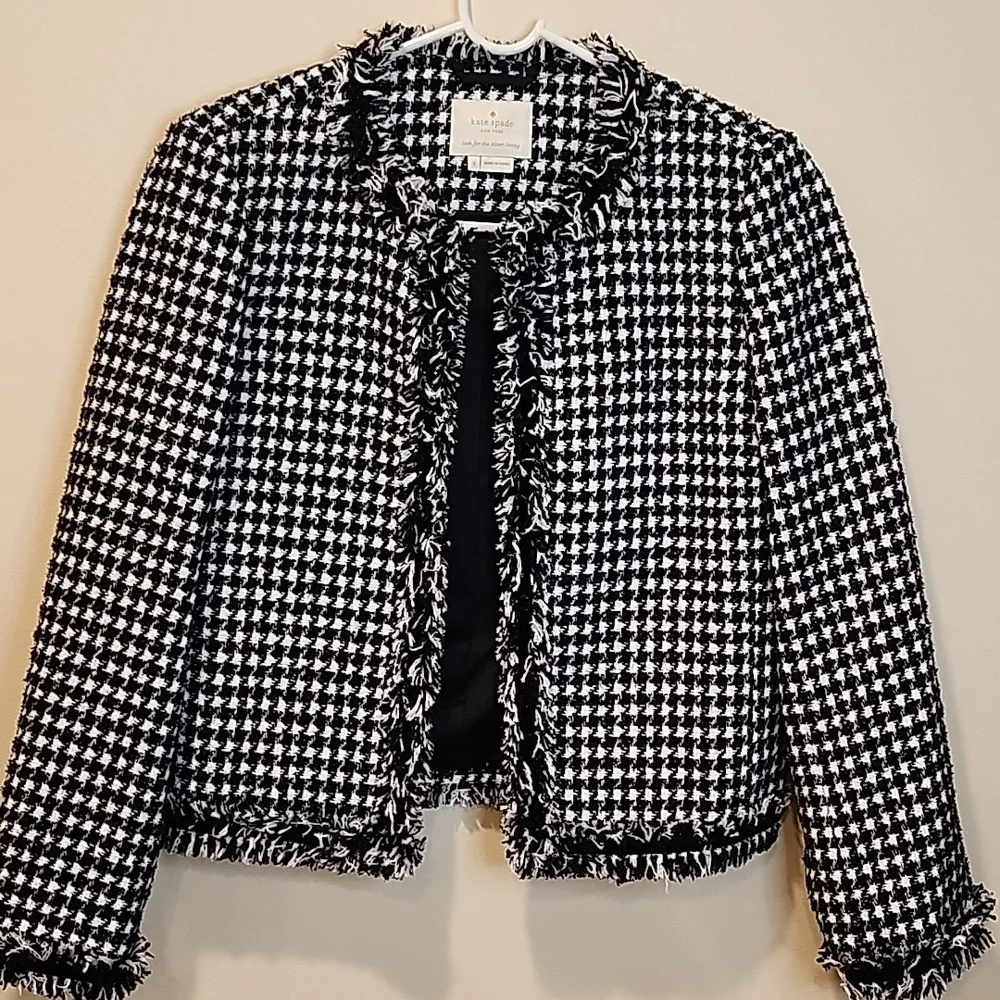 kate spade stylish houndstooth