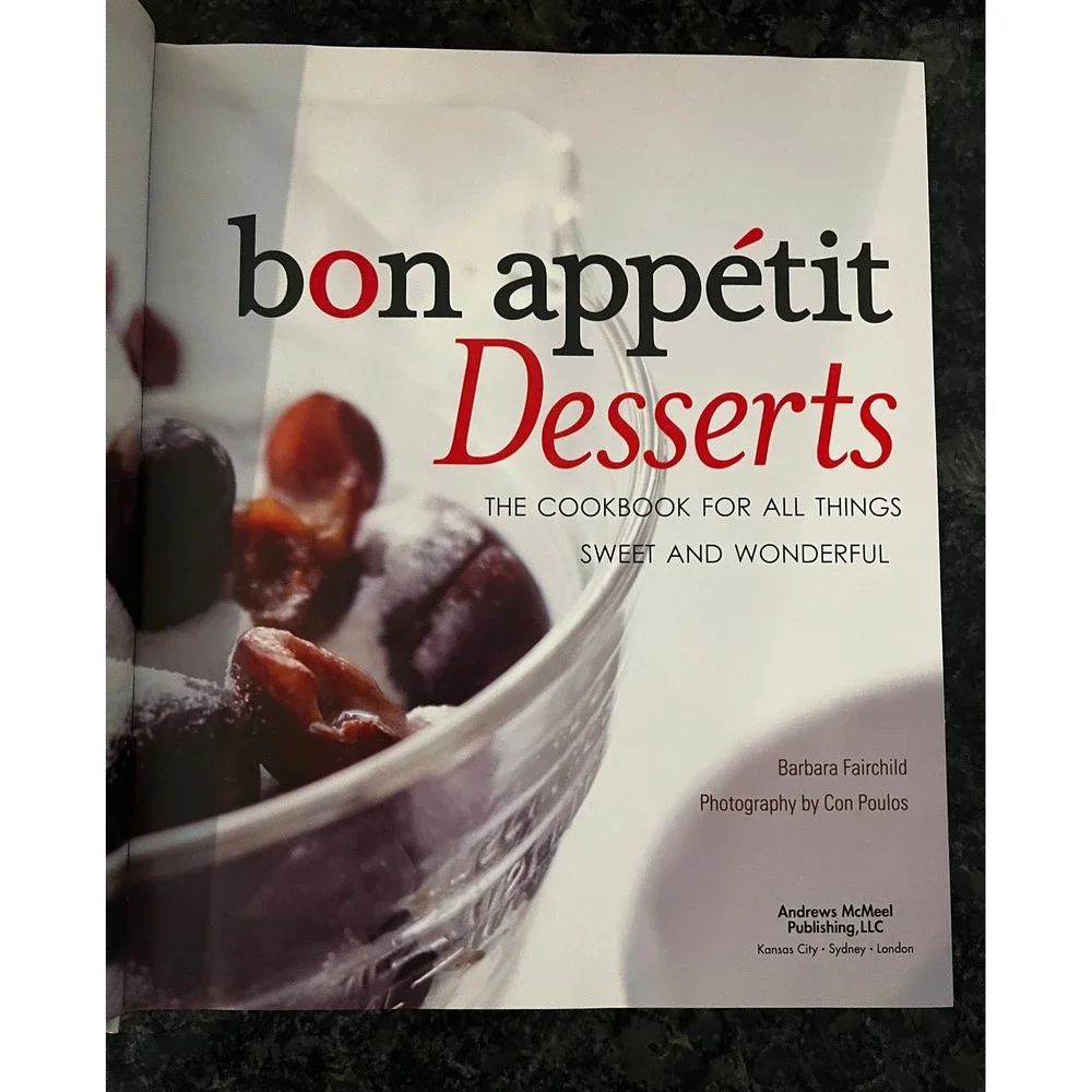 Bon Appetit comprehensive dessert