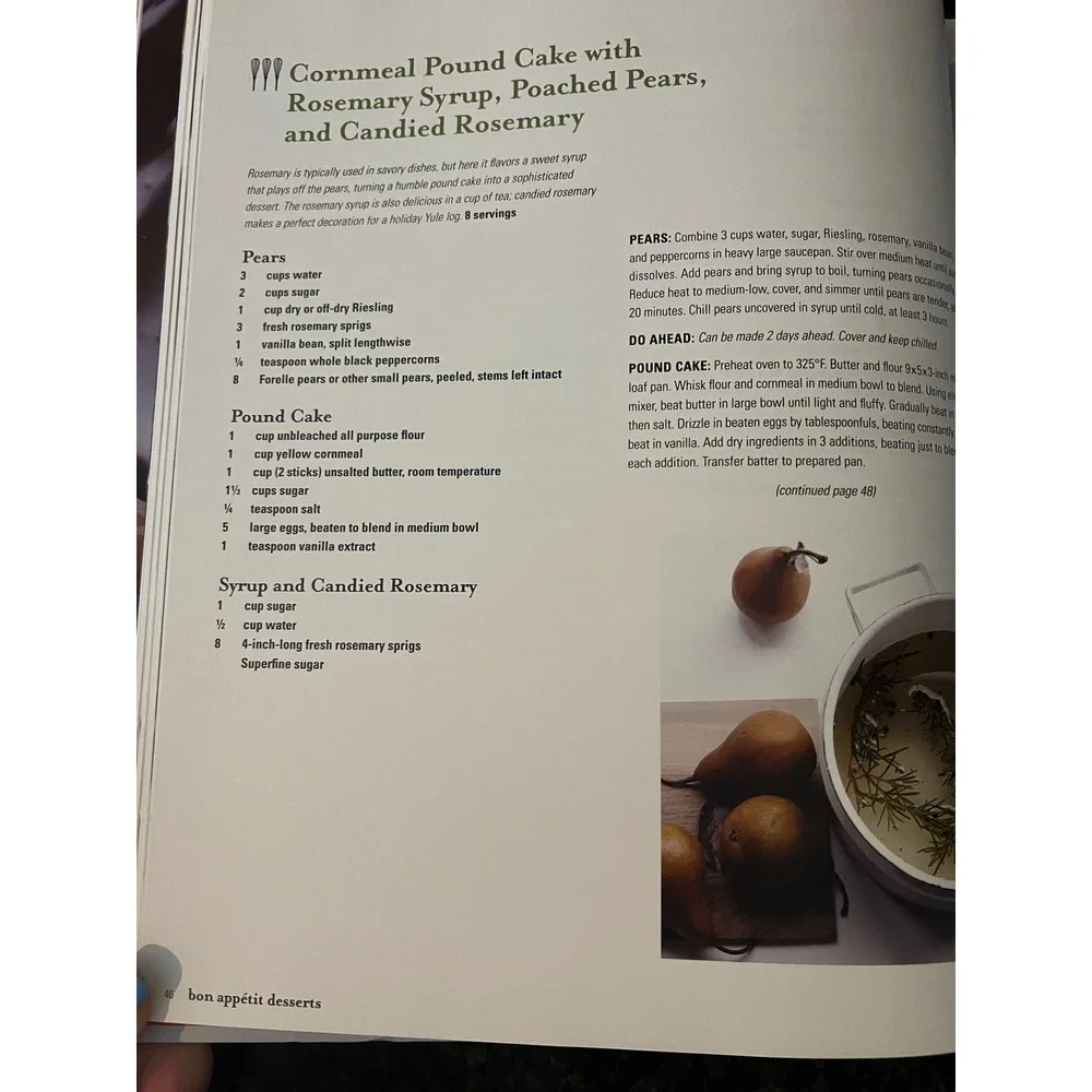 Bon Appetit comprehensive dessert