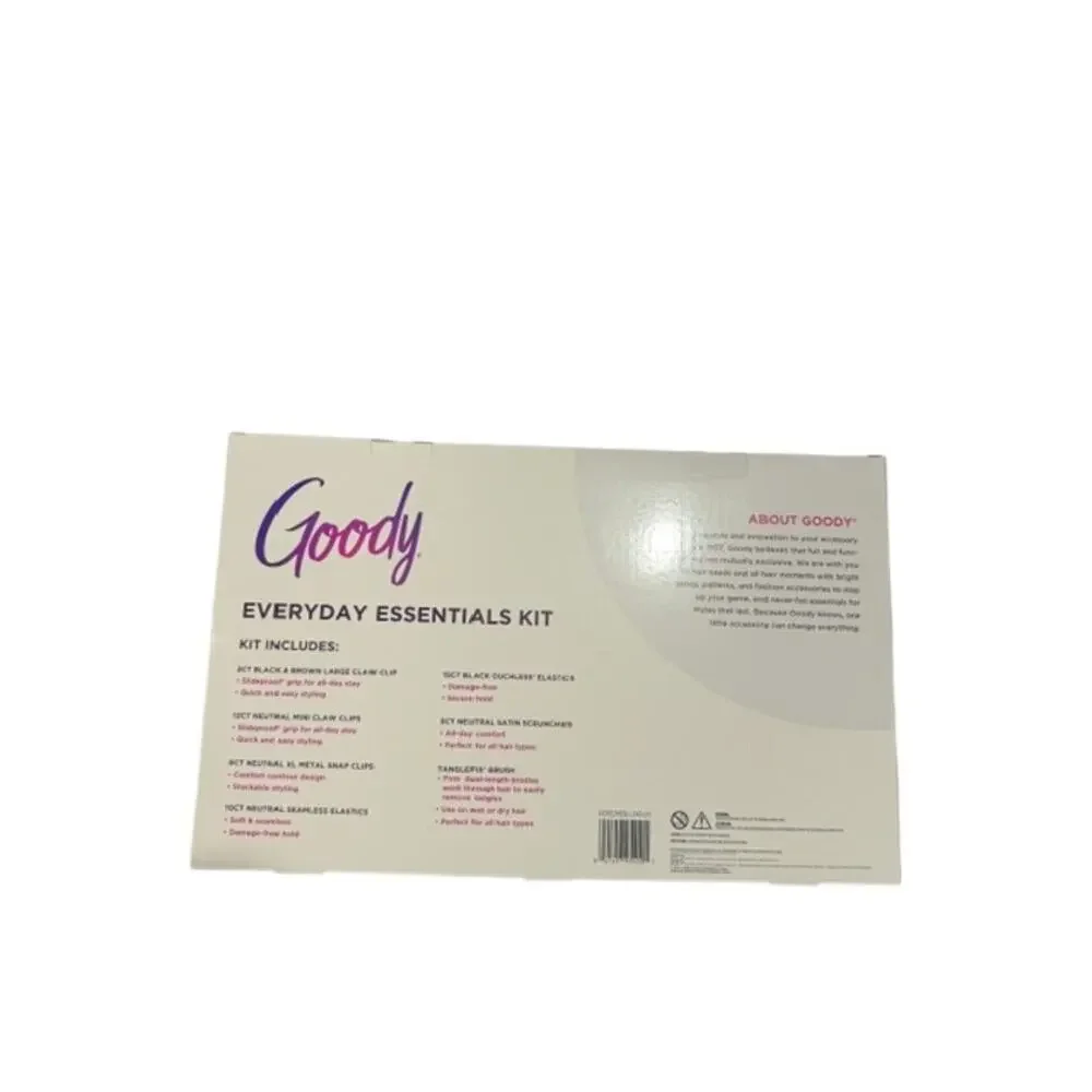 Goody Hair Accessories Gift Set 31 Piece Brushes Clips Elastics Headbands New