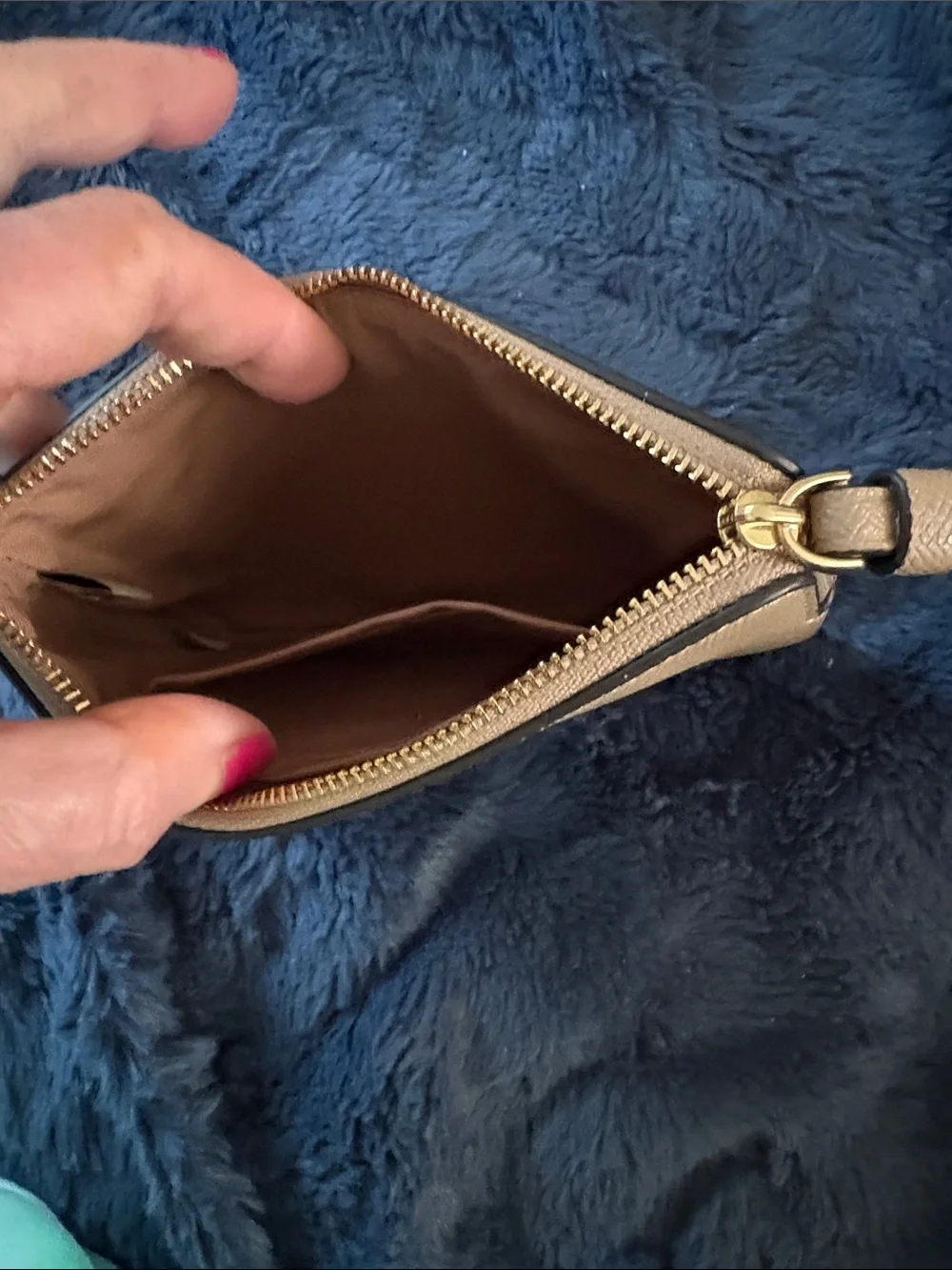 Coach compact wristlet