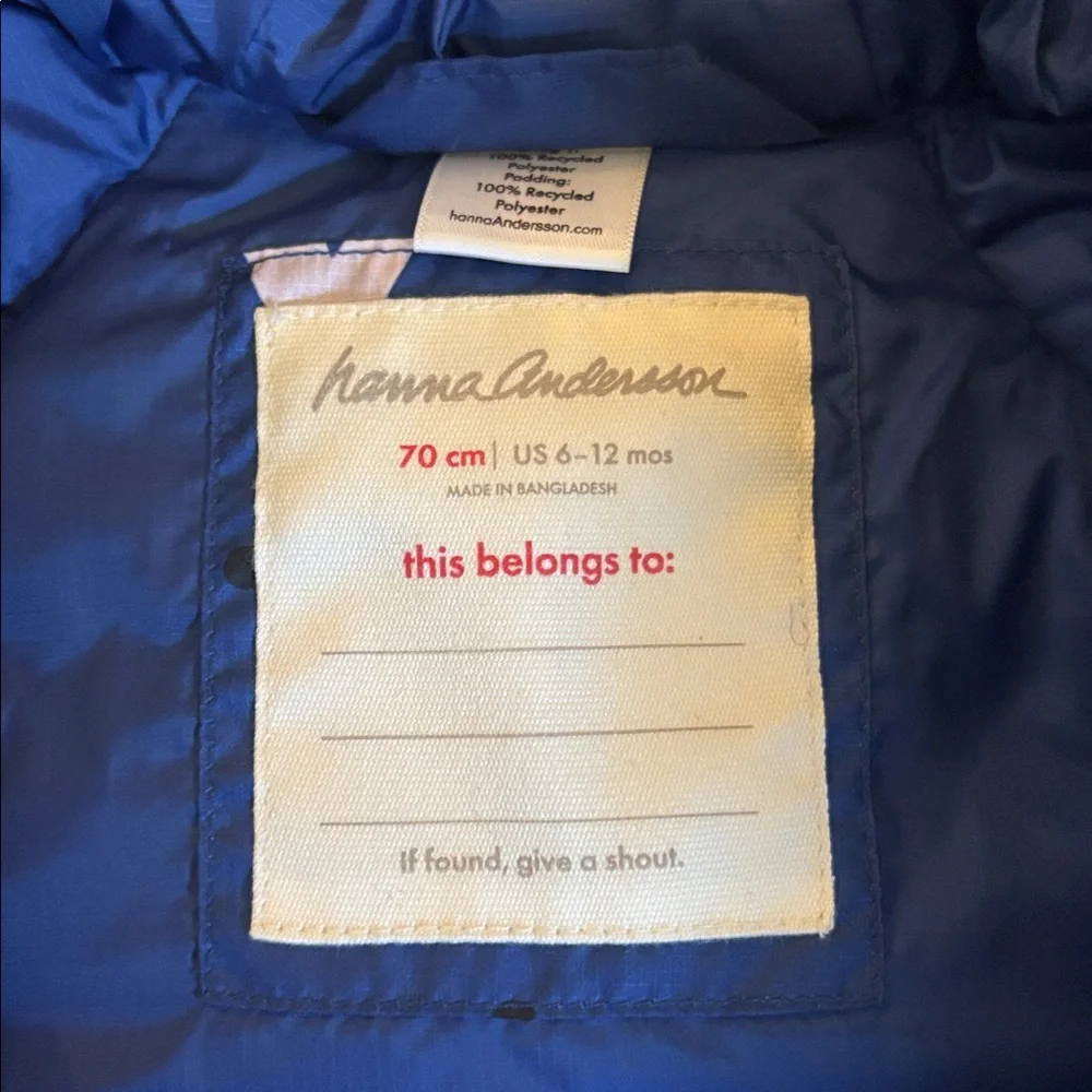 Hanna Andersson cozy snowsuit