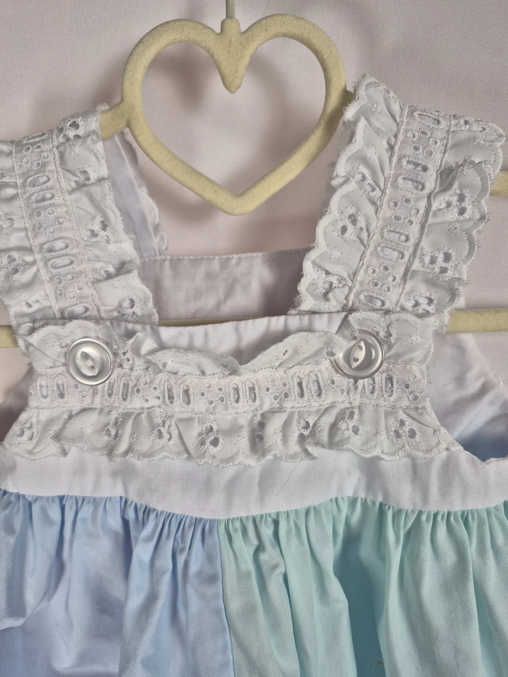 The Beaufort Bonnet Company Blue and Pink Eyelet Babs Bubble One-Piece