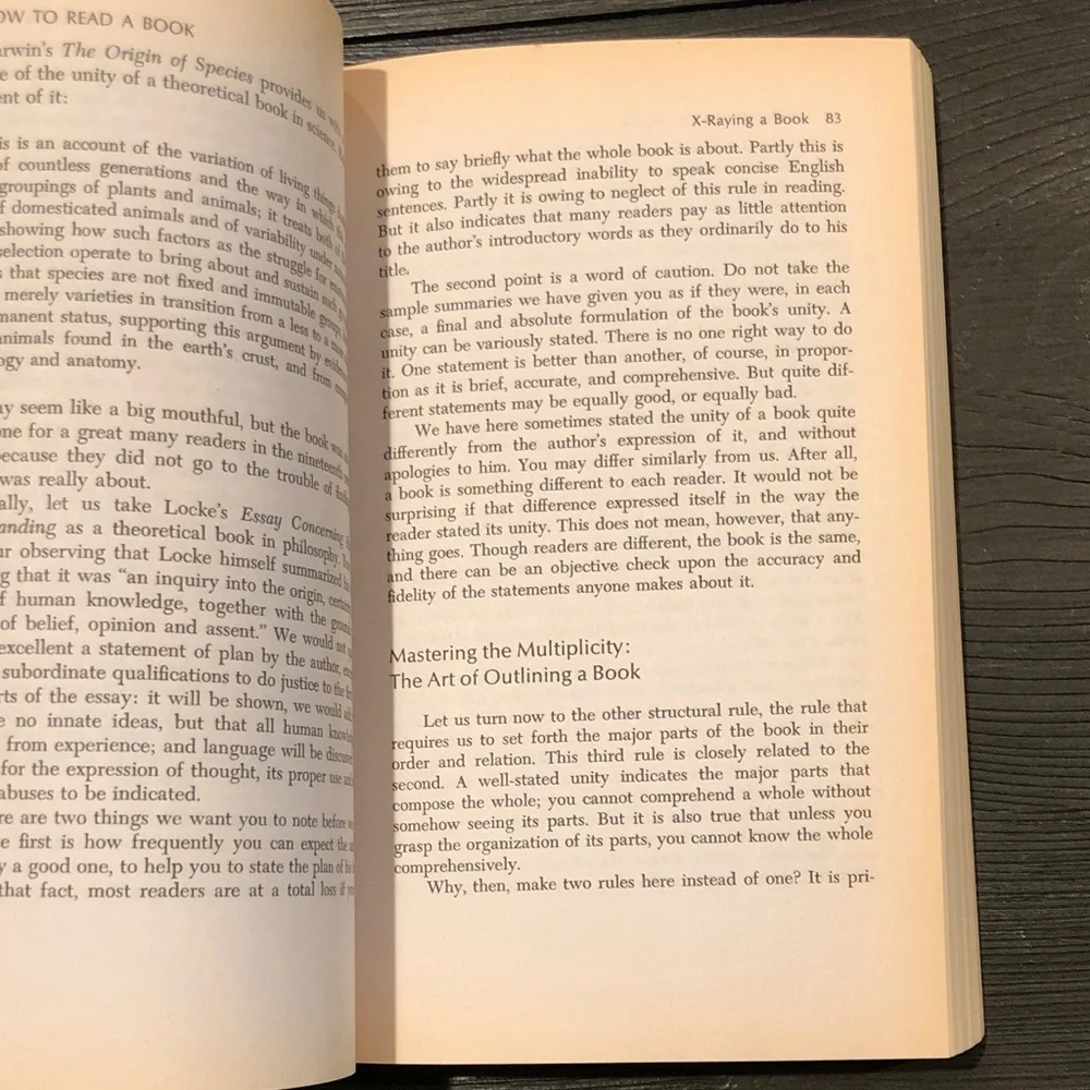 3 for $15 How to Read a Book by Mortimer J. Adler & Charles Van Doren