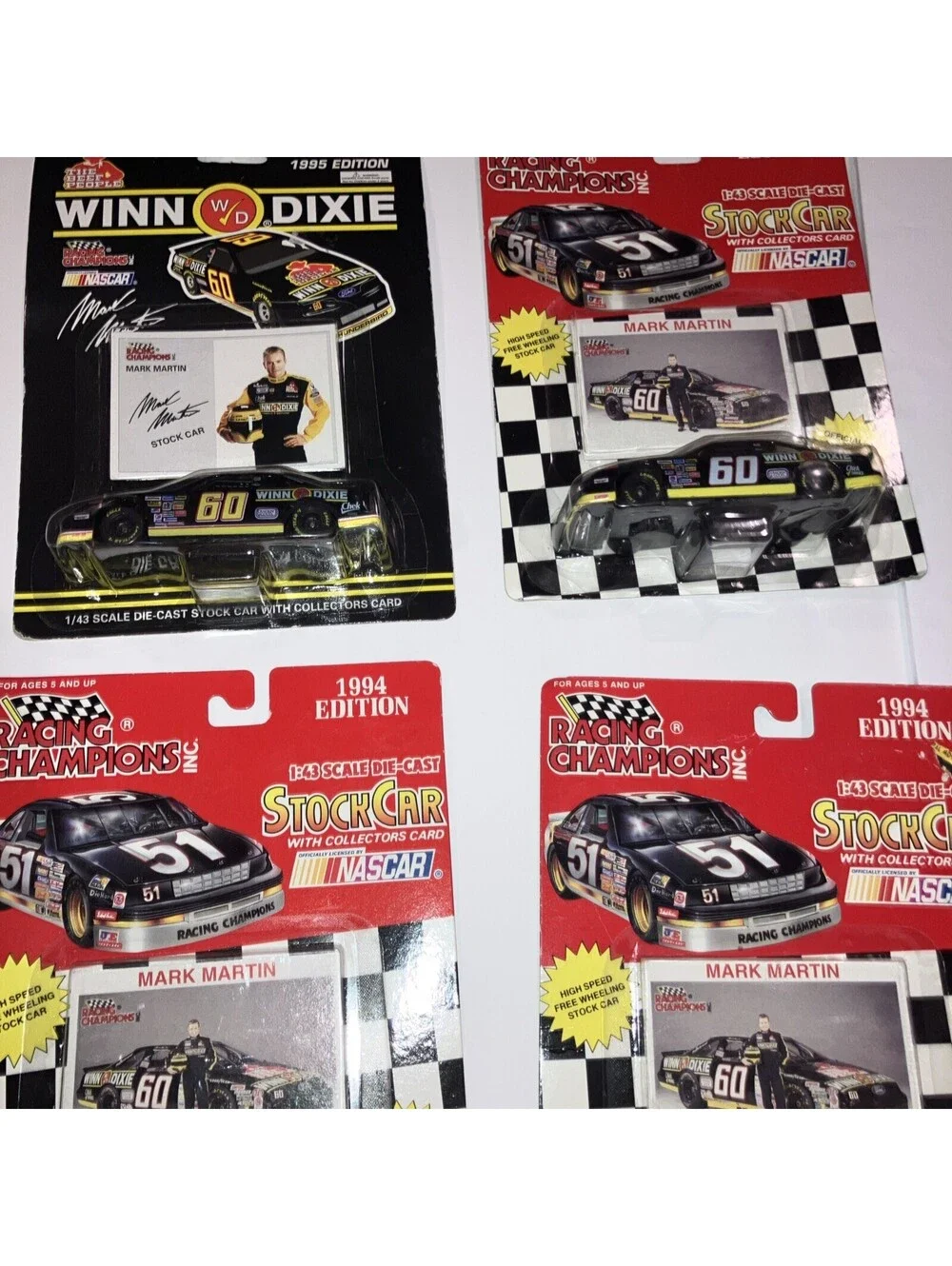 Racing Champions are stock this