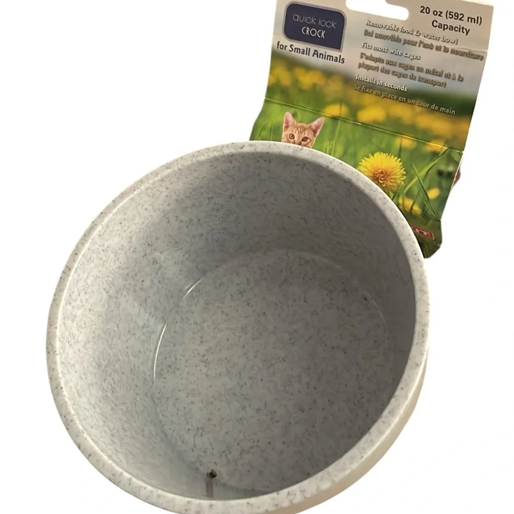 Lixit‎ Quick Lock Crock For Wire Cages Small Animal Bowl