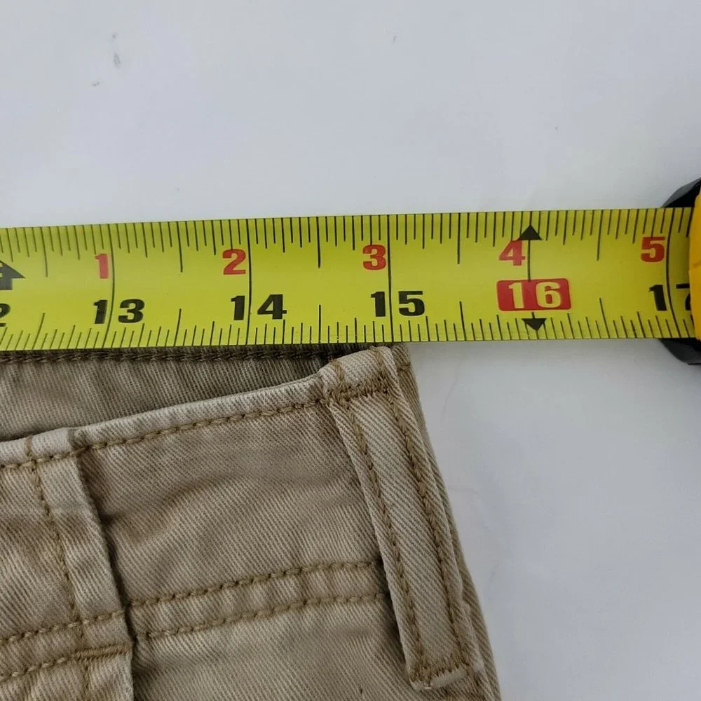 Levis Strauss & Co‎ Mens Khaki White Label Casual Cargo Shorts Size 28 Fishing