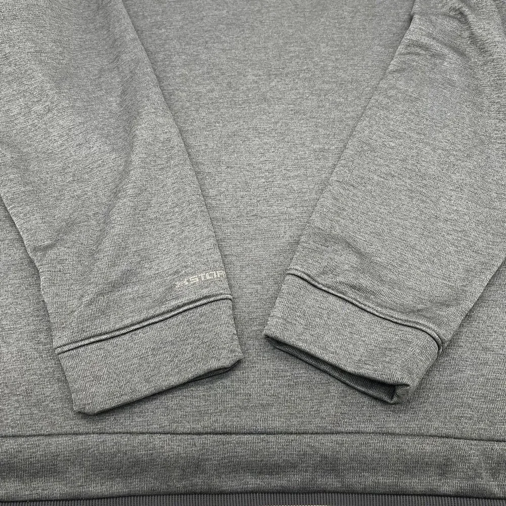 NEW Under Armour Crewneck Sweater Charcoal Gray Golf 2XL 1360503-001