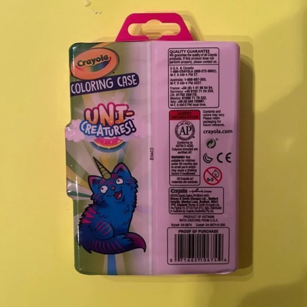 Crayola miniature coloring