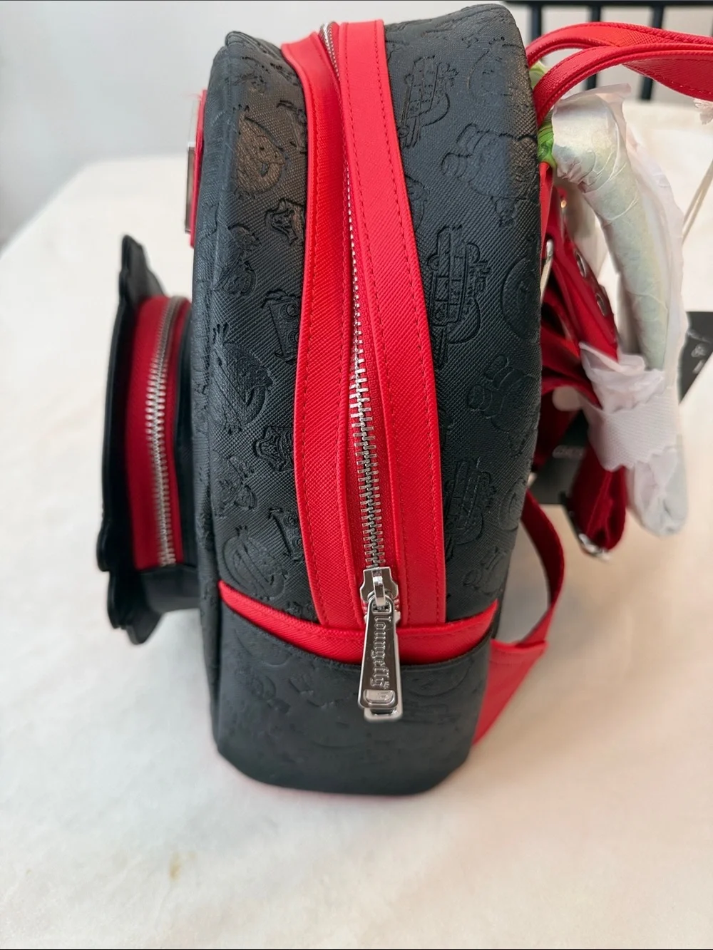 NWT! Loungefly Black and Red Ghostbusters OG Mini Backpack