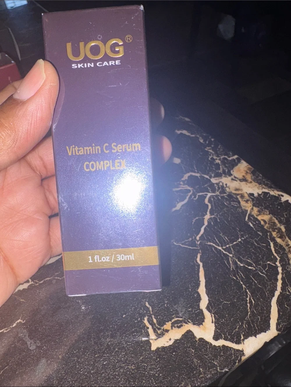 Vitamin C Serum - Purple & Gold Packaging never been opened still in plastic