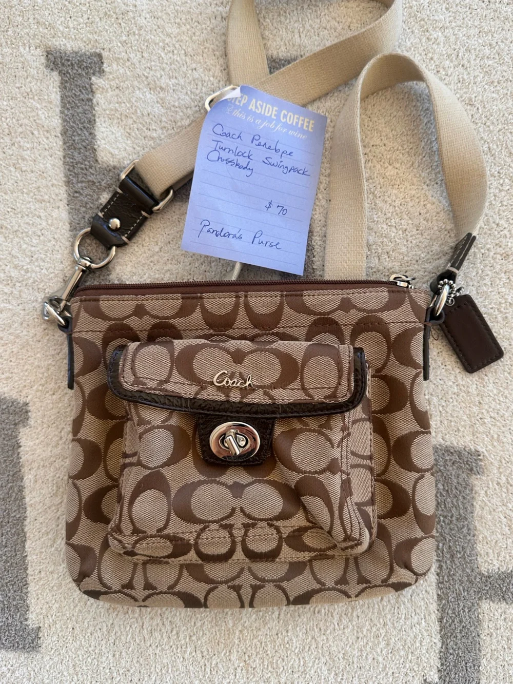 Coach crossbody signature