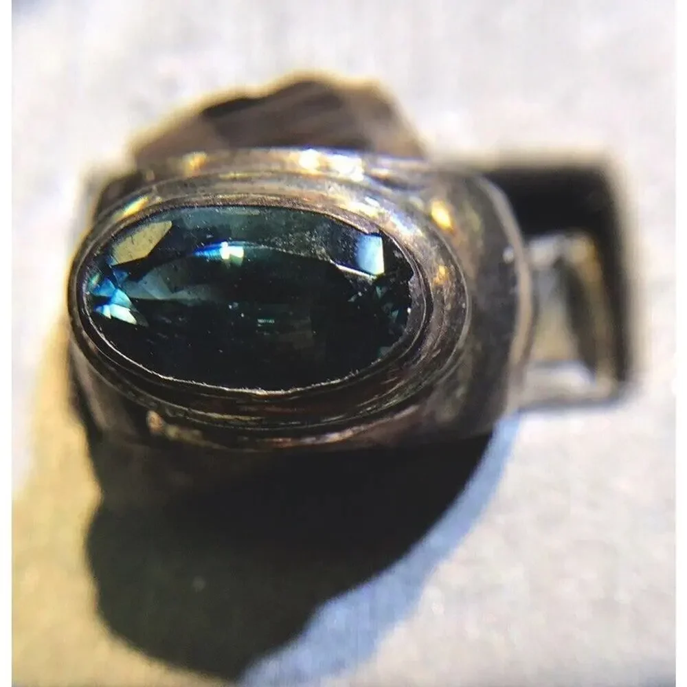 Robson Jewelers Aquamarine Ring Sz6.5 Oval Bezel 925 NWT (Stones Simulated)