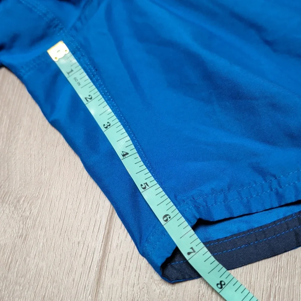 Nike Swim Trunks Mens XL Blue Excellent Mesh Lined Cargo Pocket Board Shorts‎