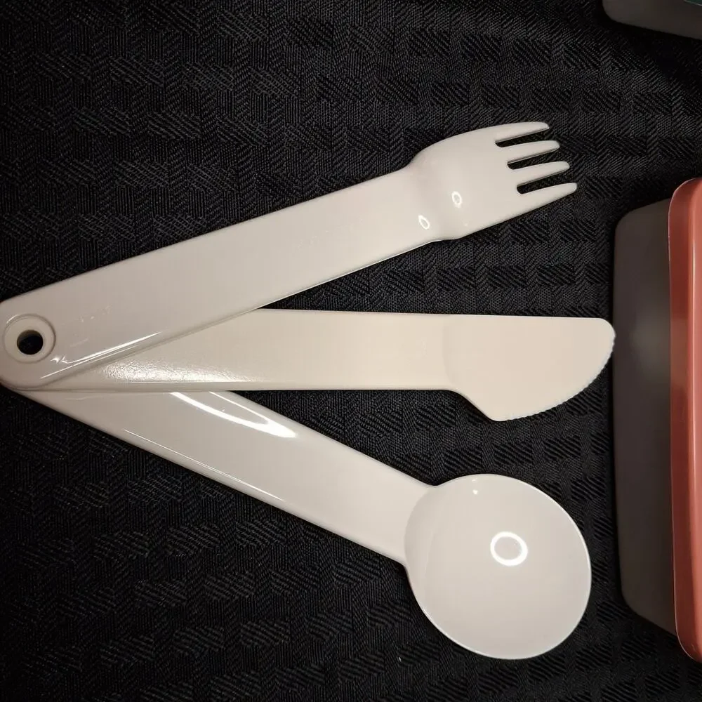 Tupperware Picnic Set 28 Pieces includes 4 Utensil Sets Vintage