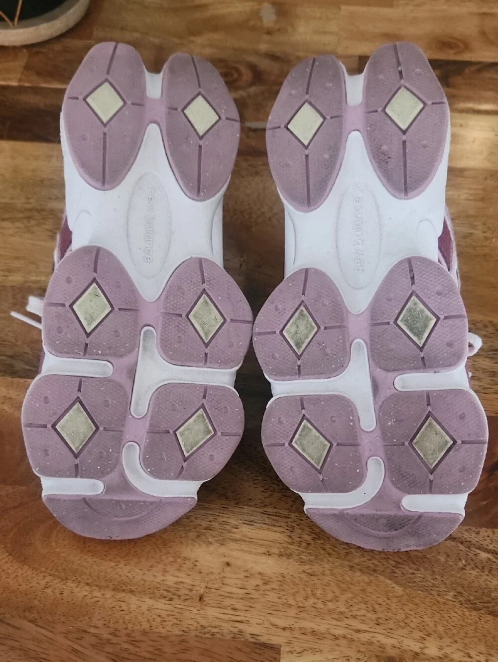 New Balance 9060 Dusty Pink and Mauve Mesh Sneakers