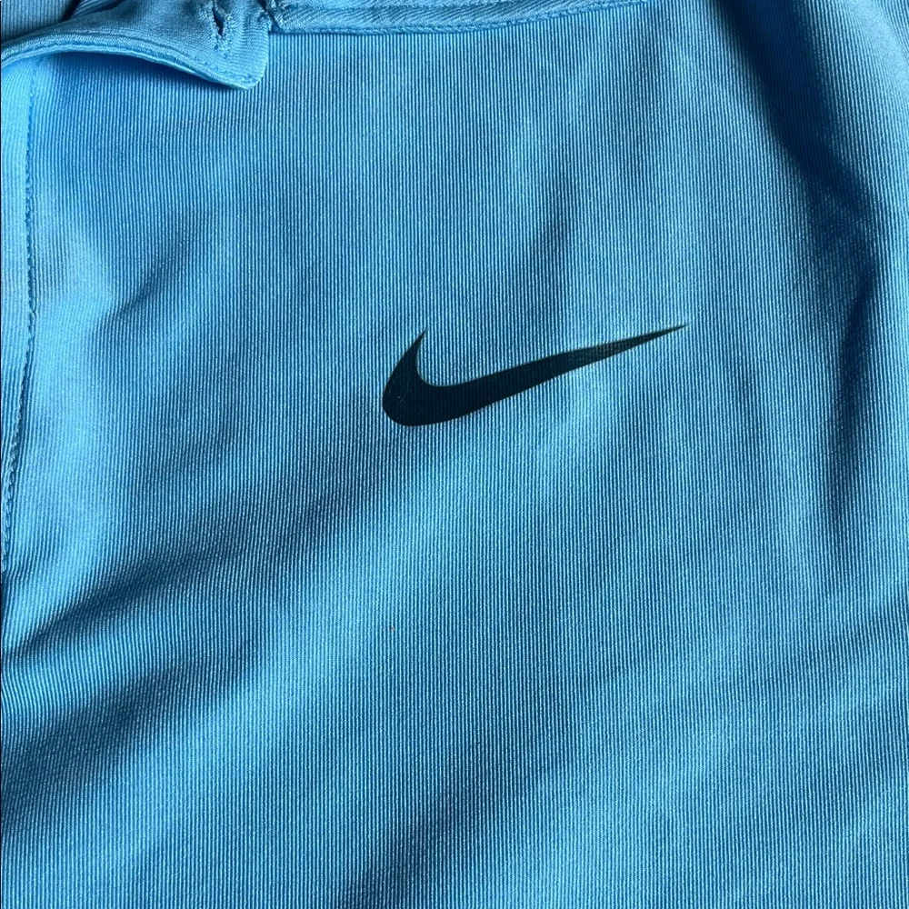 Nike Men's Dri-Fit Light Blue Golf Polo Shirt Large