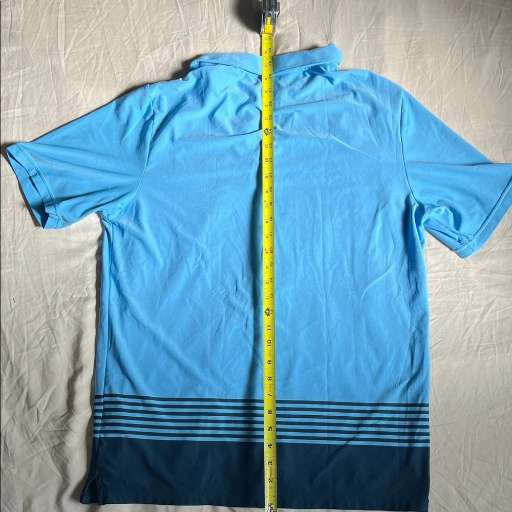 Nike Men's Dri-Fit Light Blue Golf Polo Shirt Large