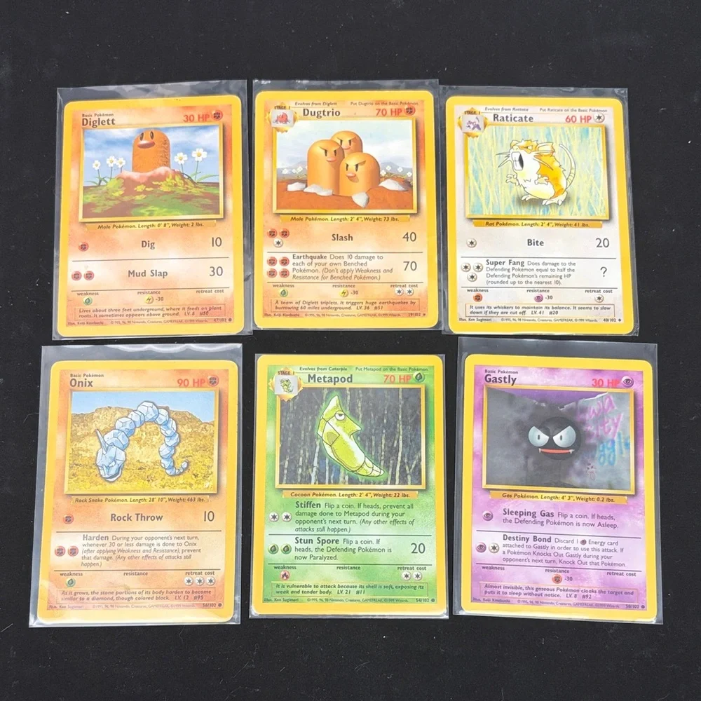 Pokemon Base Set Common Card Lot 3