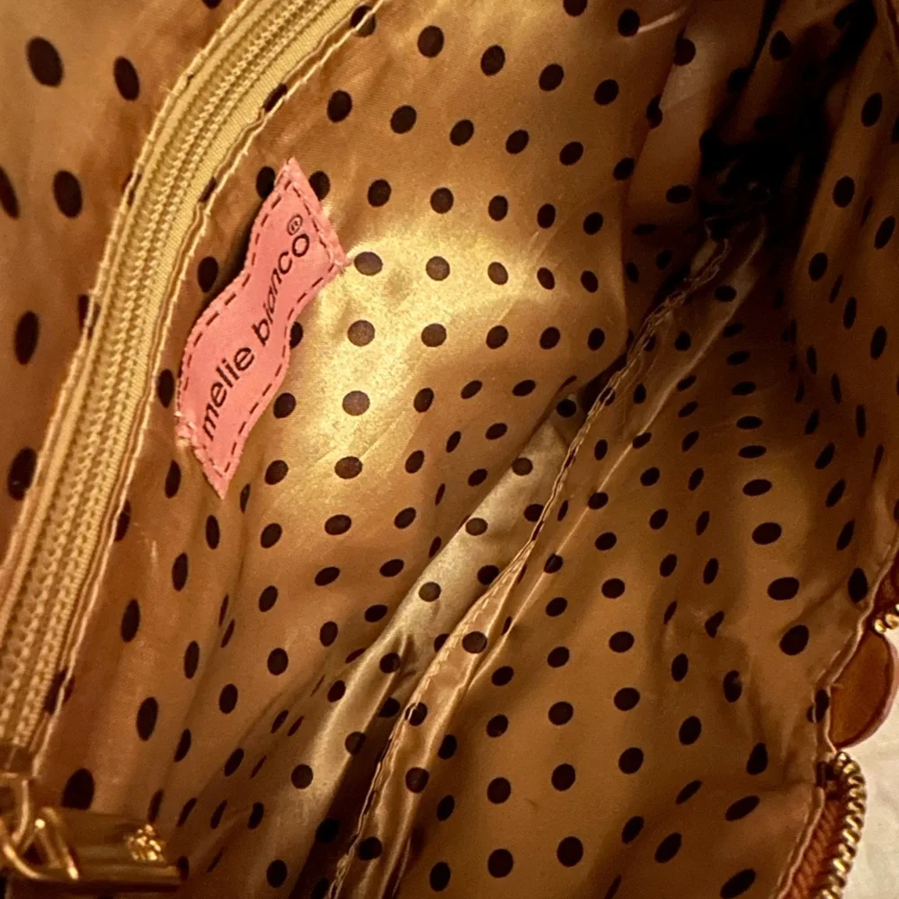 Melie Bianco Vegan Leather Designer Clutch