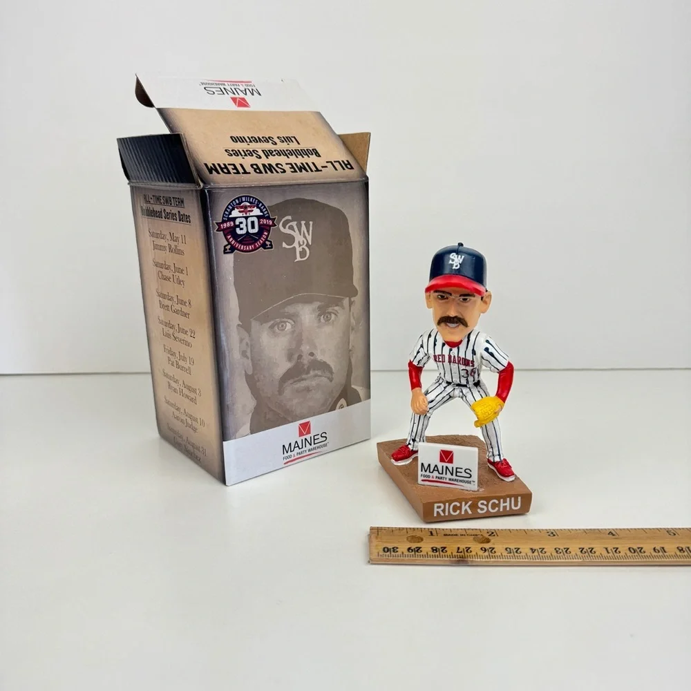 Rick‎ Schu Scranton WilkesBarre Red Barons Baseball Team Bobblehead 30th Anniv