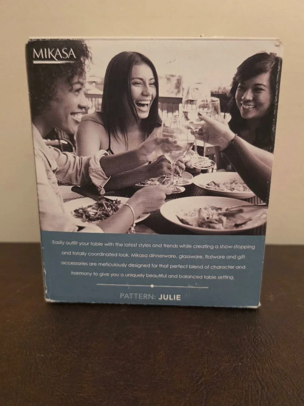 The Mikasa Julie Set of 4 Fine European Crystal Stemless Flute Glasses
