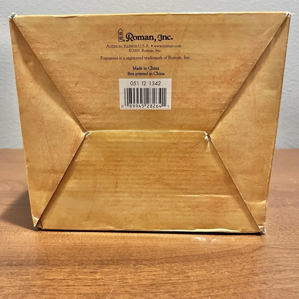 Fontanini Renaissance Nativity Musical Glitterdome 2005 We 3 Kings RARE MODEL‎