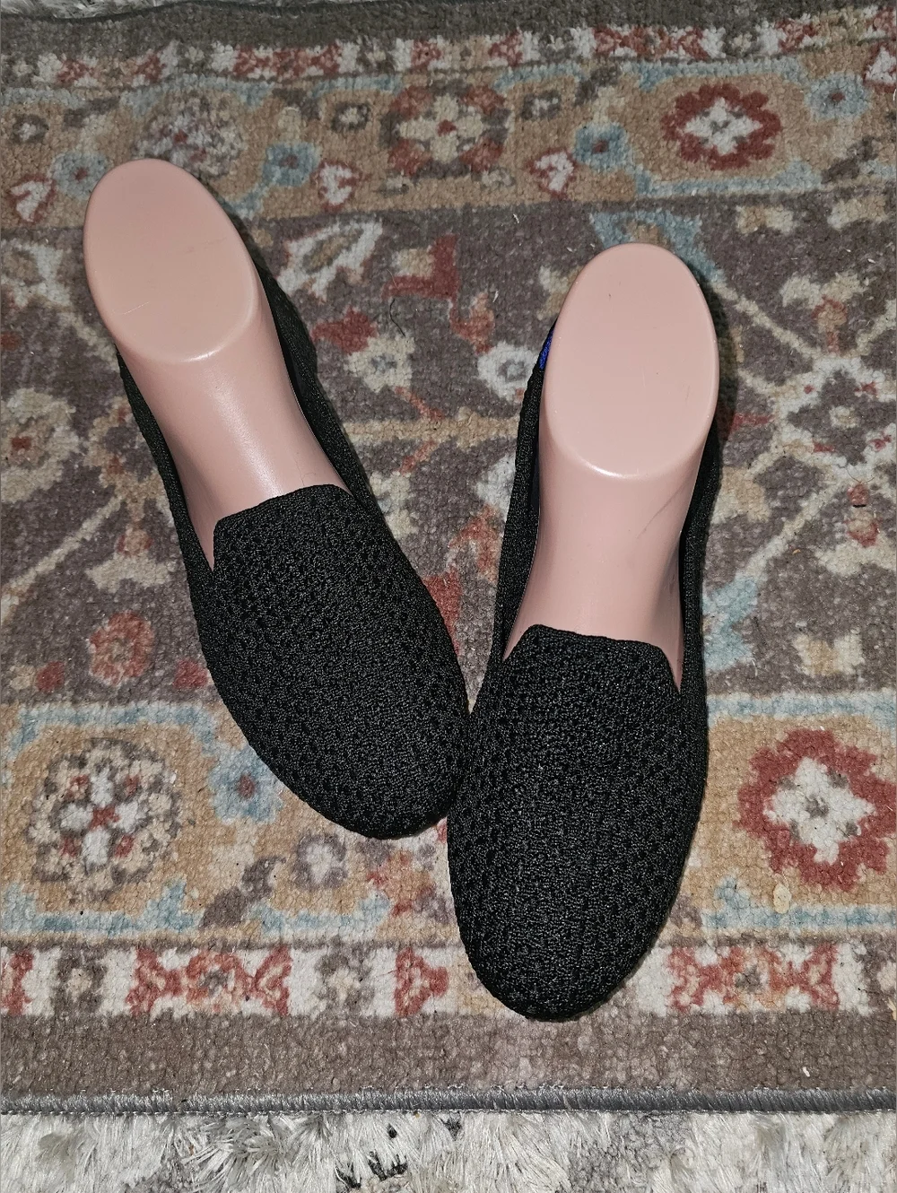 ROTHY'S 'Honeycomb' The Loafer Black Limited Size 8.5 Very Nice Pre-owned