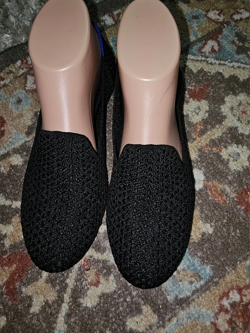 ROTHY'S 'Honeycomb' The Loafer Black Limited Size 8.5 Very Nice Pre-owned
