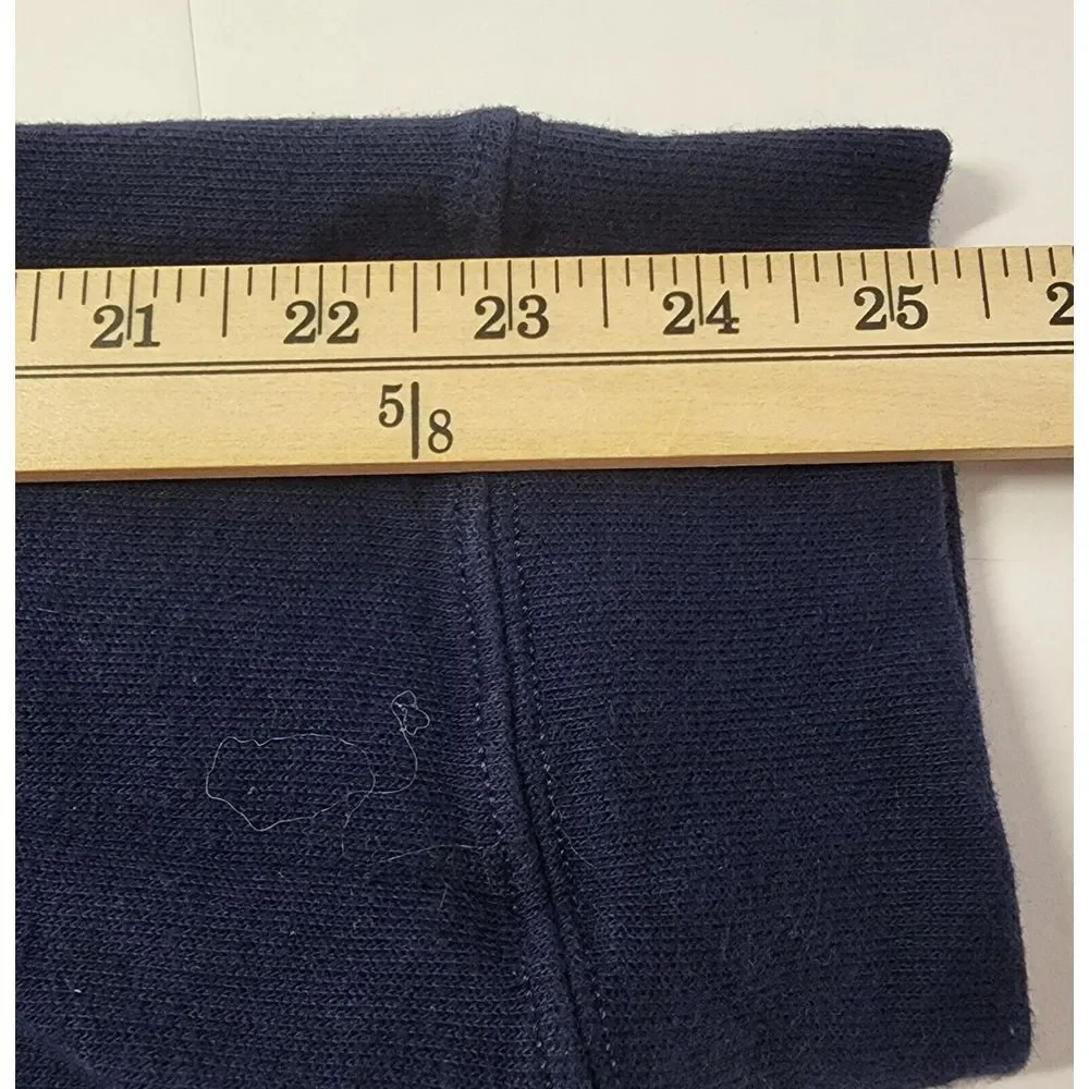 Polo Ralph Lauren Mens Size XL Estate Rib Blue Long‎ Sleeve 1/4 Zip Pullover