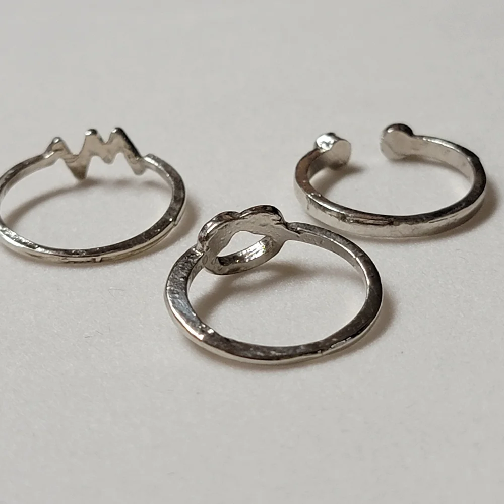Ring set stacking