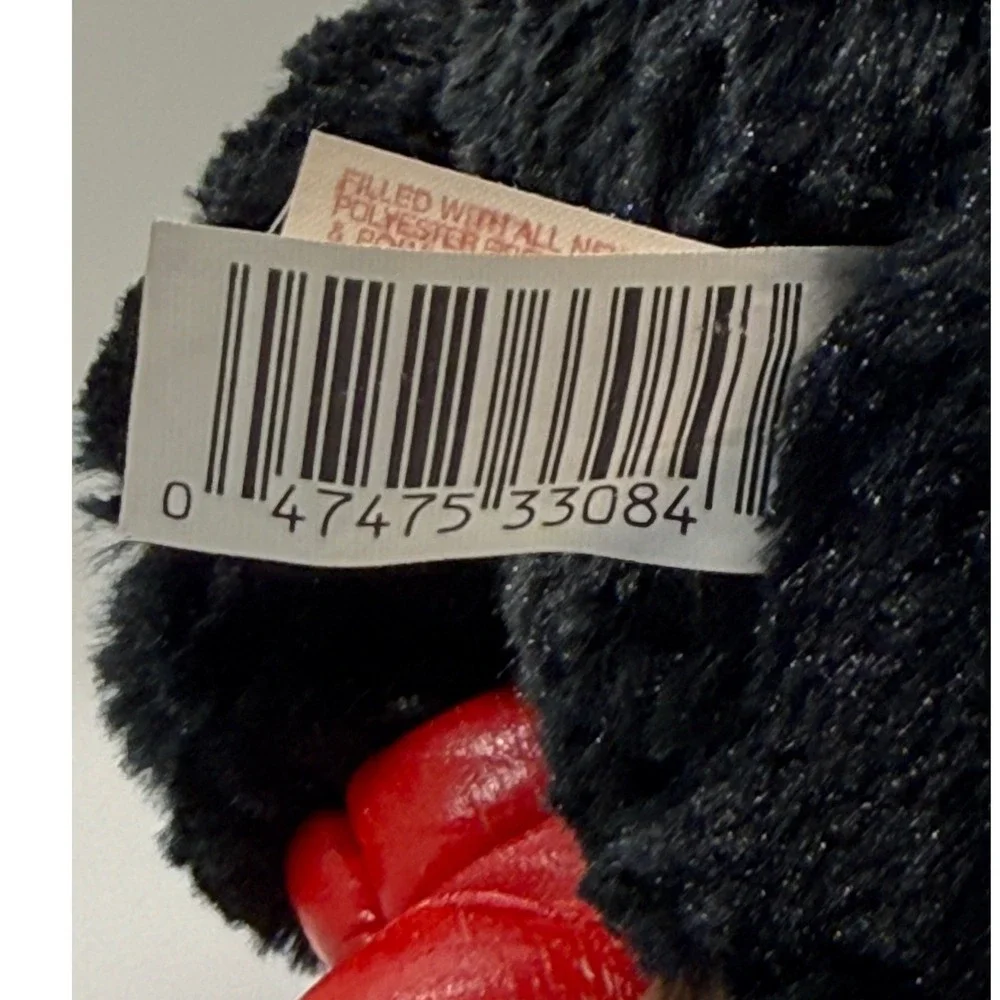 VTG‎ Dan Dee Boxing Gorilla Plush Toy Black Red Gloves You Knock Me Out Towel