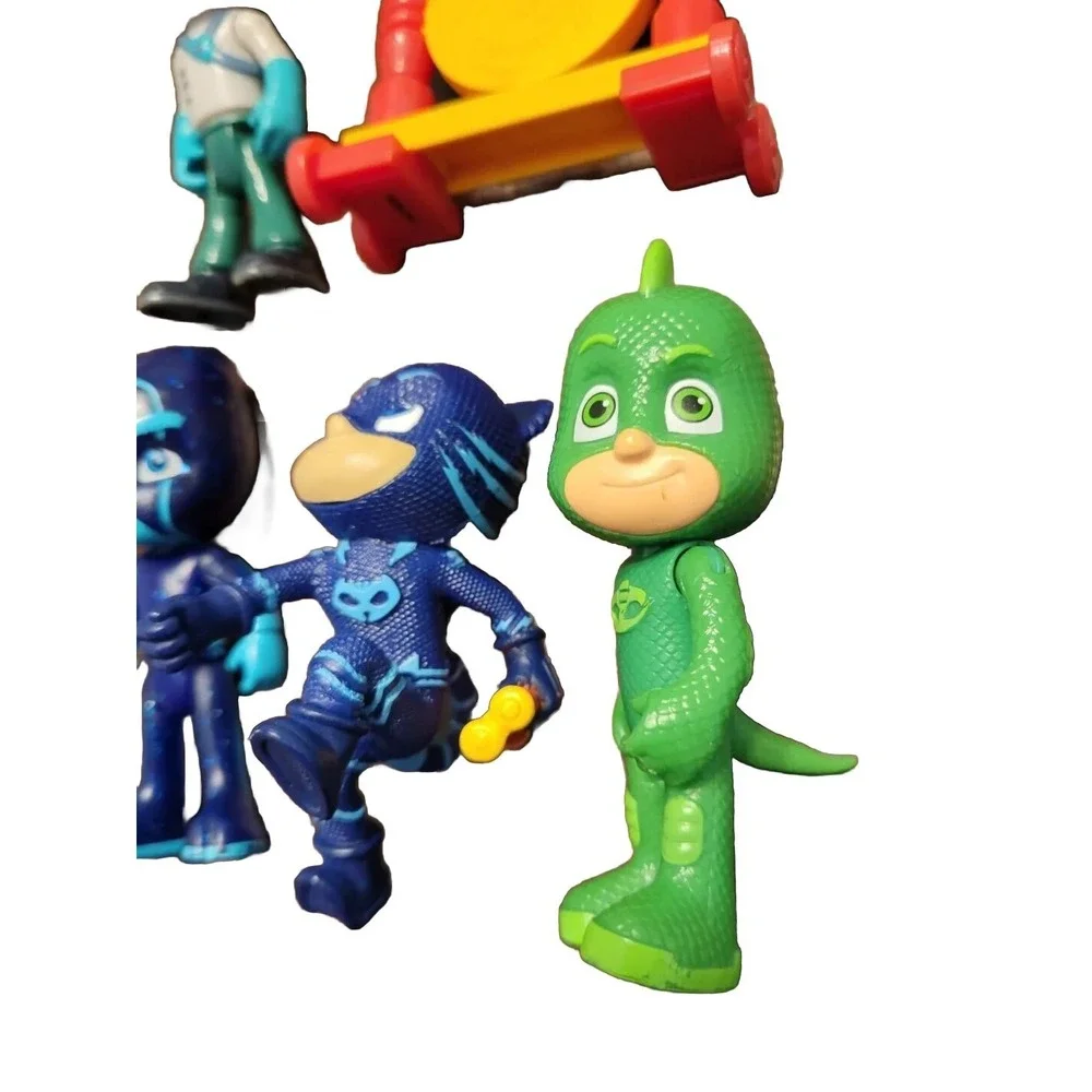 PJ Masks Action Figures Gekko Night Ninja Romeo‎ Gong Lot 5pc Toy Figures