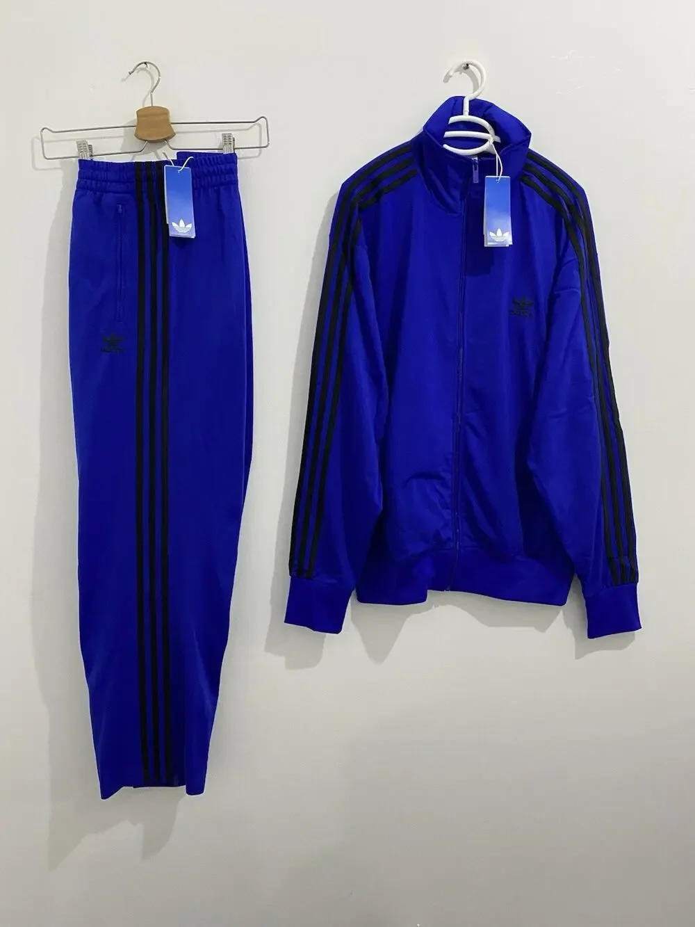 Adidas Originals Classics Firebird Tracksuit Lucid Blue Black Size XL