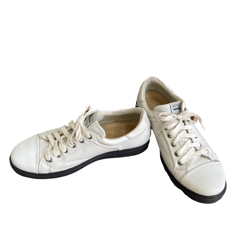 Ecco white leather