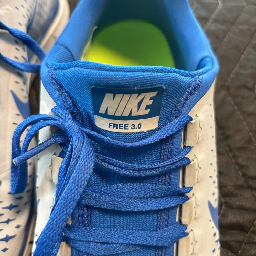 Vintage Nike Free 3.0 Blue and Gray running athletic shoes