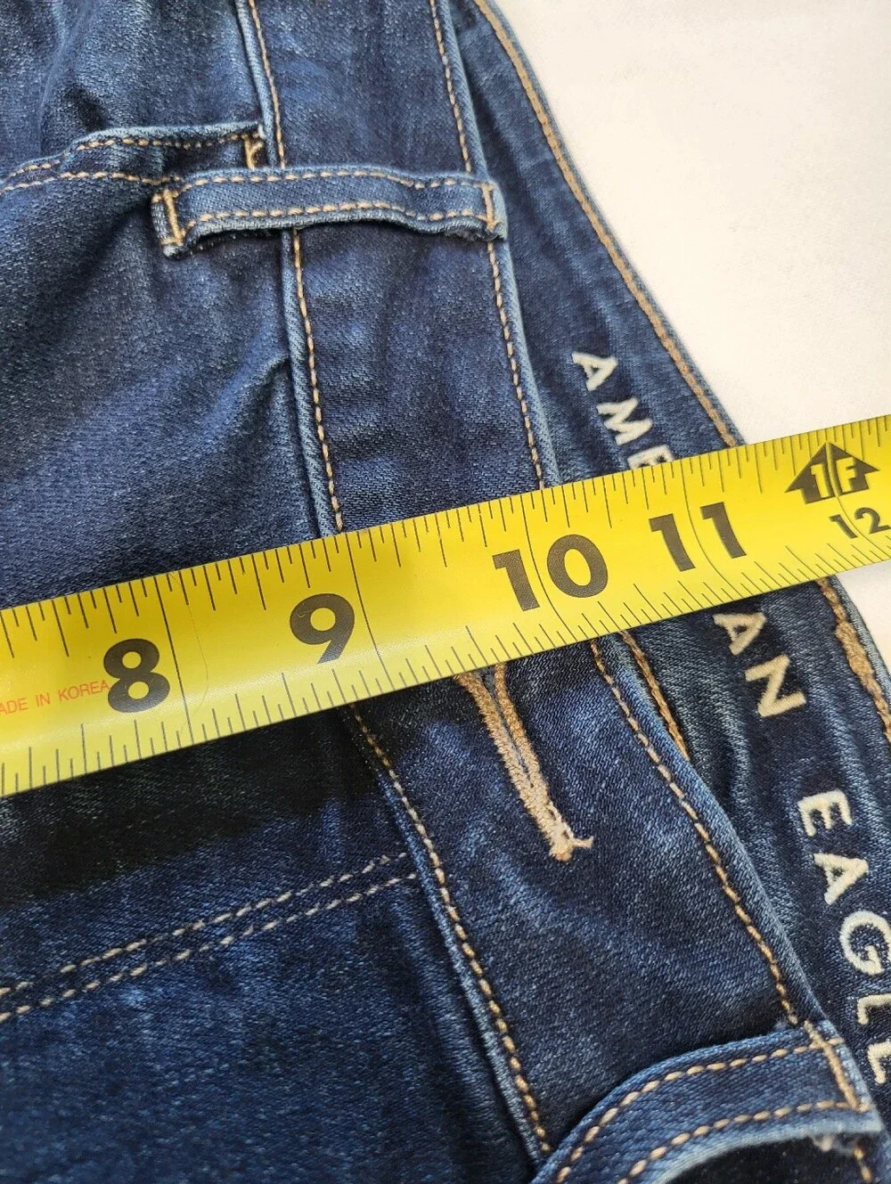 American Eagle Outfitters Women's 10 Dark Wash Super Stretch Hi-Rise Skinny Jean