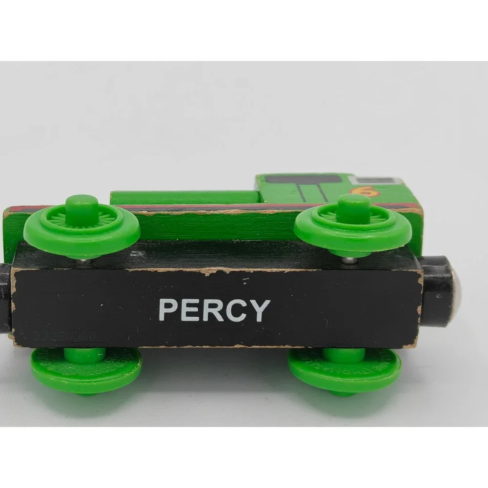 Thomas & Friends Wooden Railway Percy Green Engine‎ Number 6 Learning Curve 2003