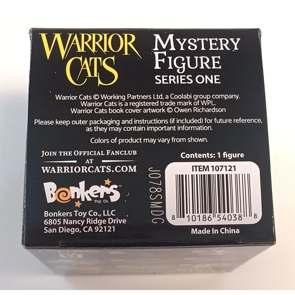 Warrior Cats Mystery Figure Series 1 YellowFang ThunderClan New Open Box