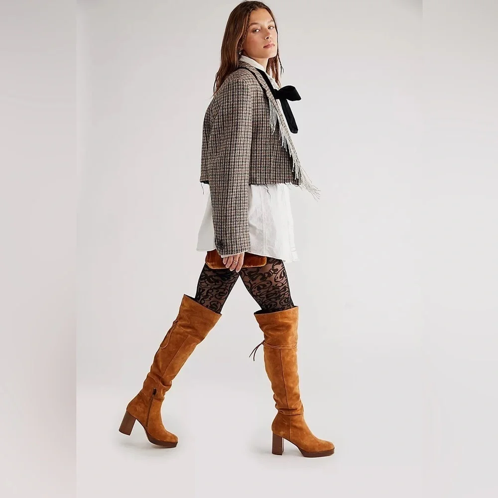 New Free People Echo Platform Over-The-Knee Boots size 8