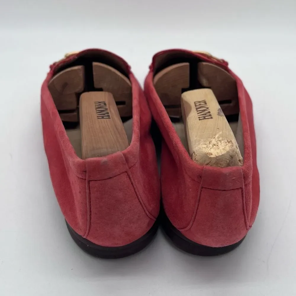 Gucci Women’s Jordaan Suede Accent Loafers 38.5