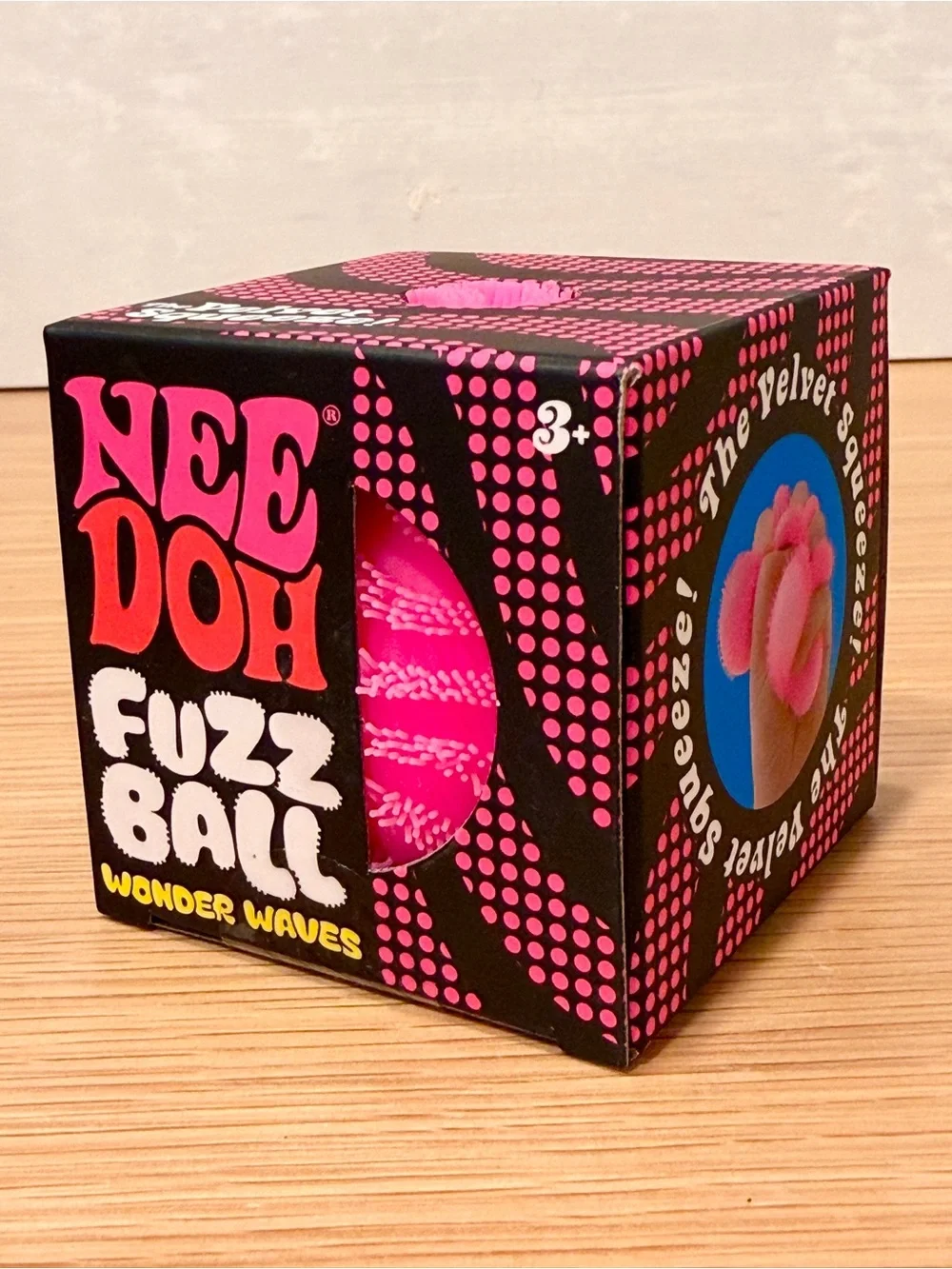 Pink Needoh Fuzz Ball Wonder Waves