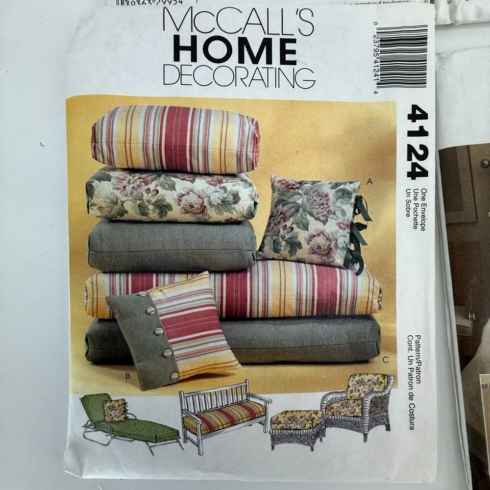 5 LOT! Simplicity McCalls Home Decorating 4124~4181-M5073-4098 Chris Lowell-5605