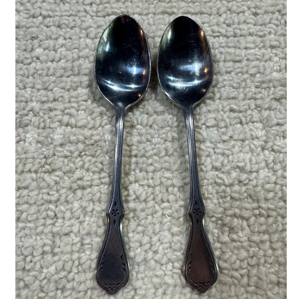 Northland Evening Star Oval Soup Place Table Spoons 7